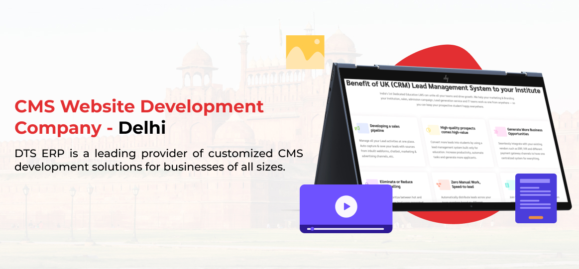 cms website Design and development company in Delhi