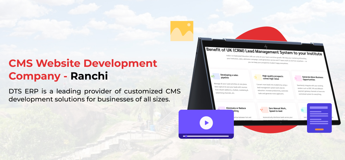 cms website Design and development company in Ranchi