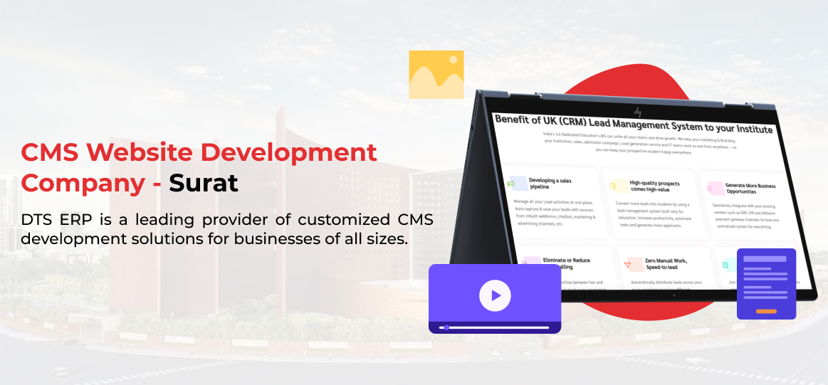 cms website Design and development company in Surat